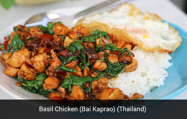 Basil Chicken (Bai Kaprao) (Thailand)
