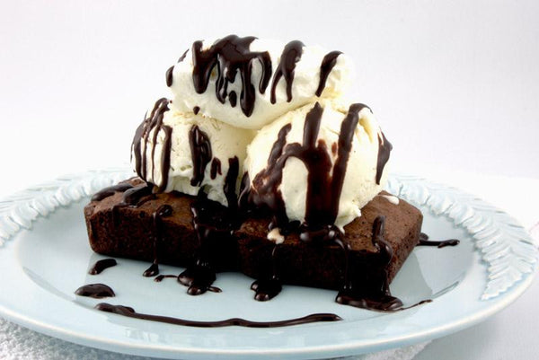 Chocolate Brownie with Ice cream