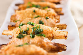 Kebabs On Sugar Cane Skewers Chicken